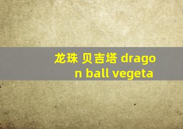 龙珠 贝吉塔 dragon ball vegeta